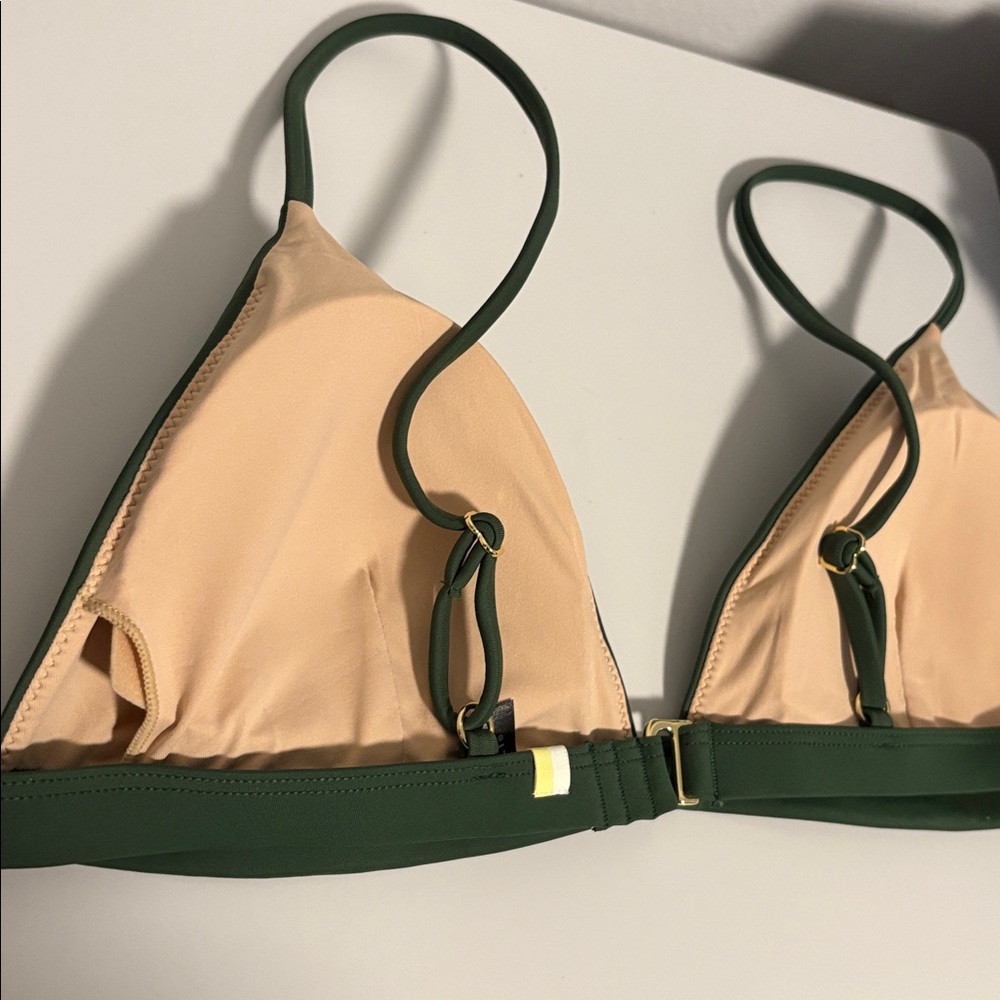NWT [Summersalt] Triangle Bikini Swimsuit Top Olive Green Women’s Multiple Sizes - Picture 8 of 12